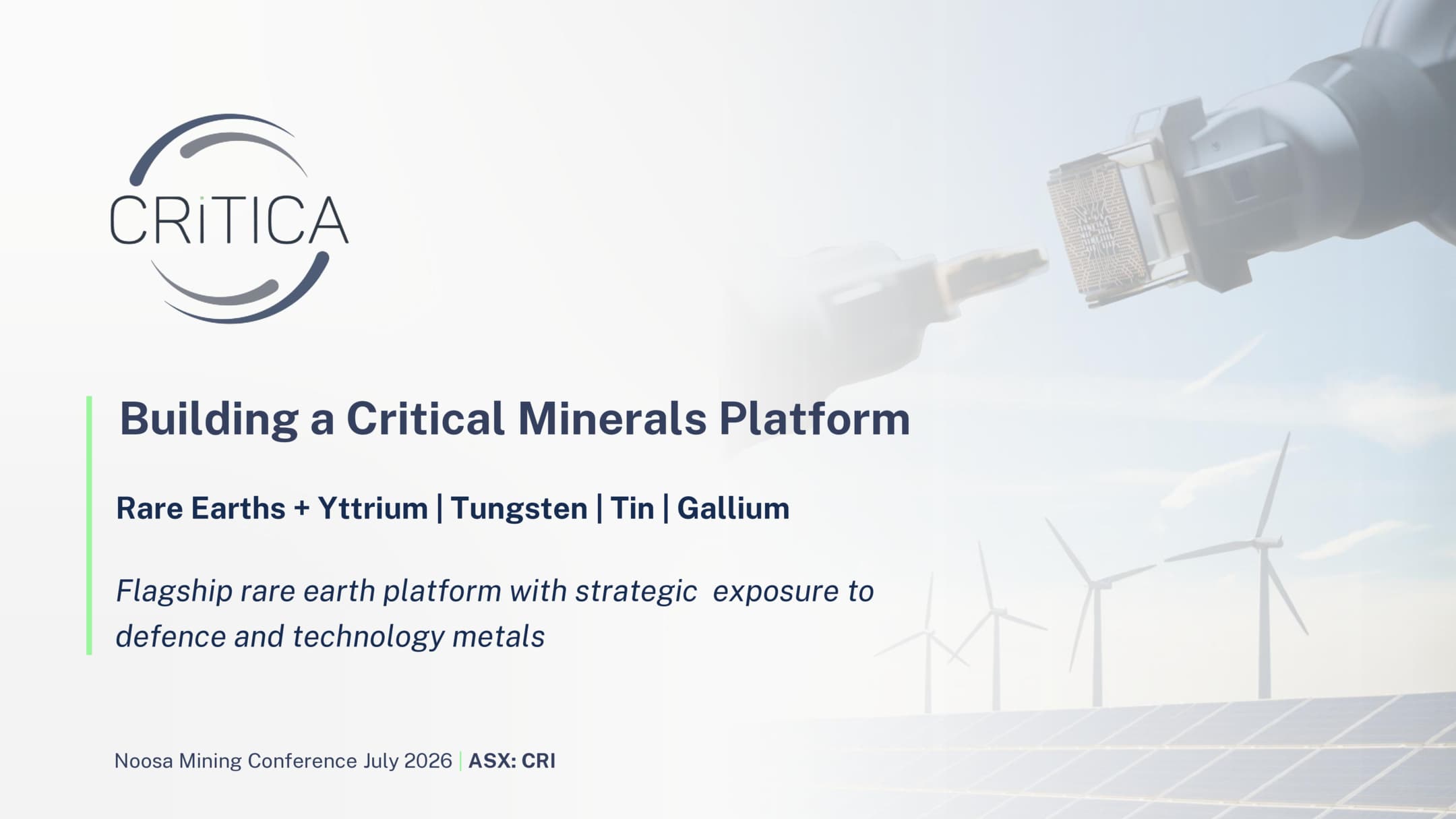 Investor Presentation - July 2026